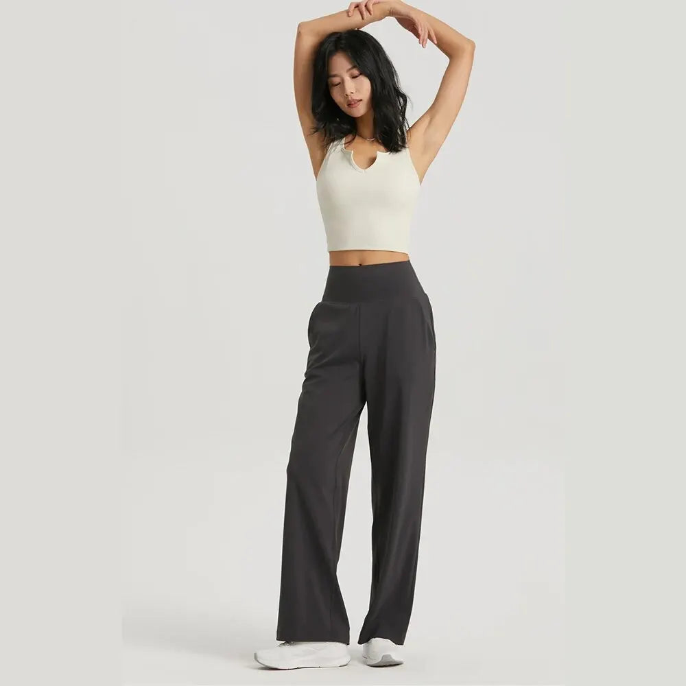 Blenda - Schwarze Weite Yogahose