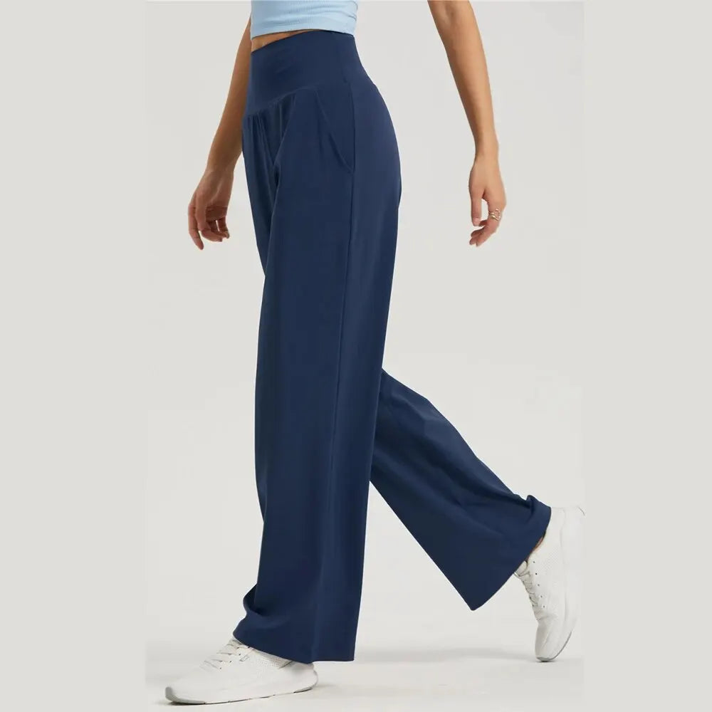Blenda - Schwarze Weite Yogahose