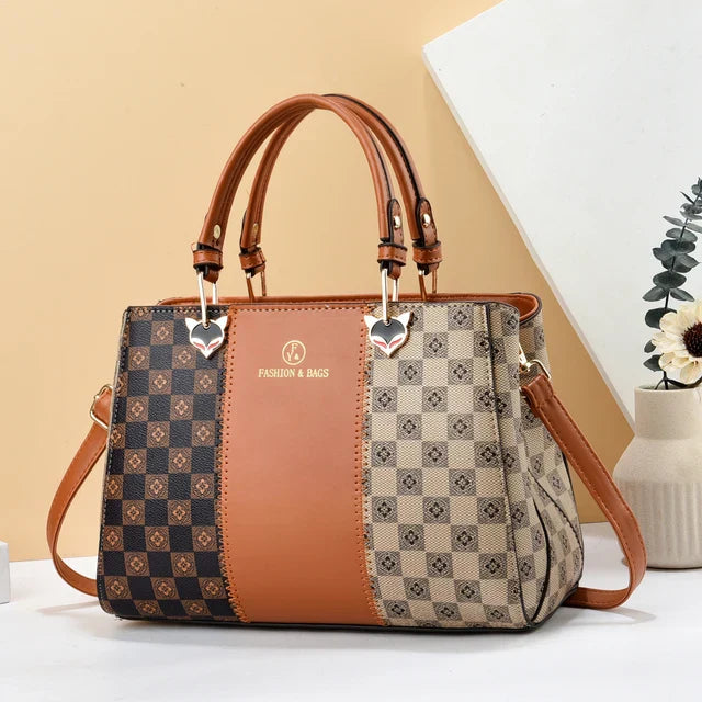 Schwarze Colorblock-Tasche - Meghann