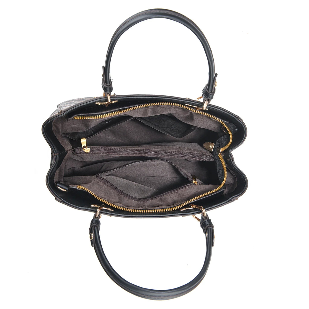 Schwarze Colorblock-Tasche - Meghann