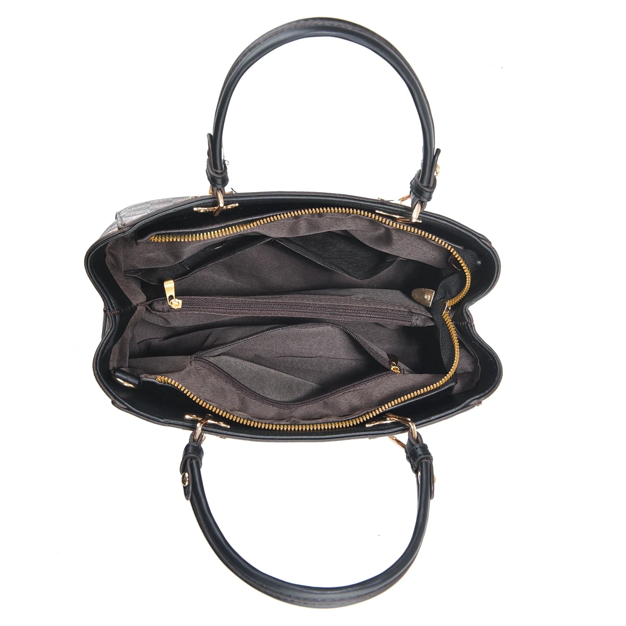 Schwarze Colorblock-Tasche - Meghann