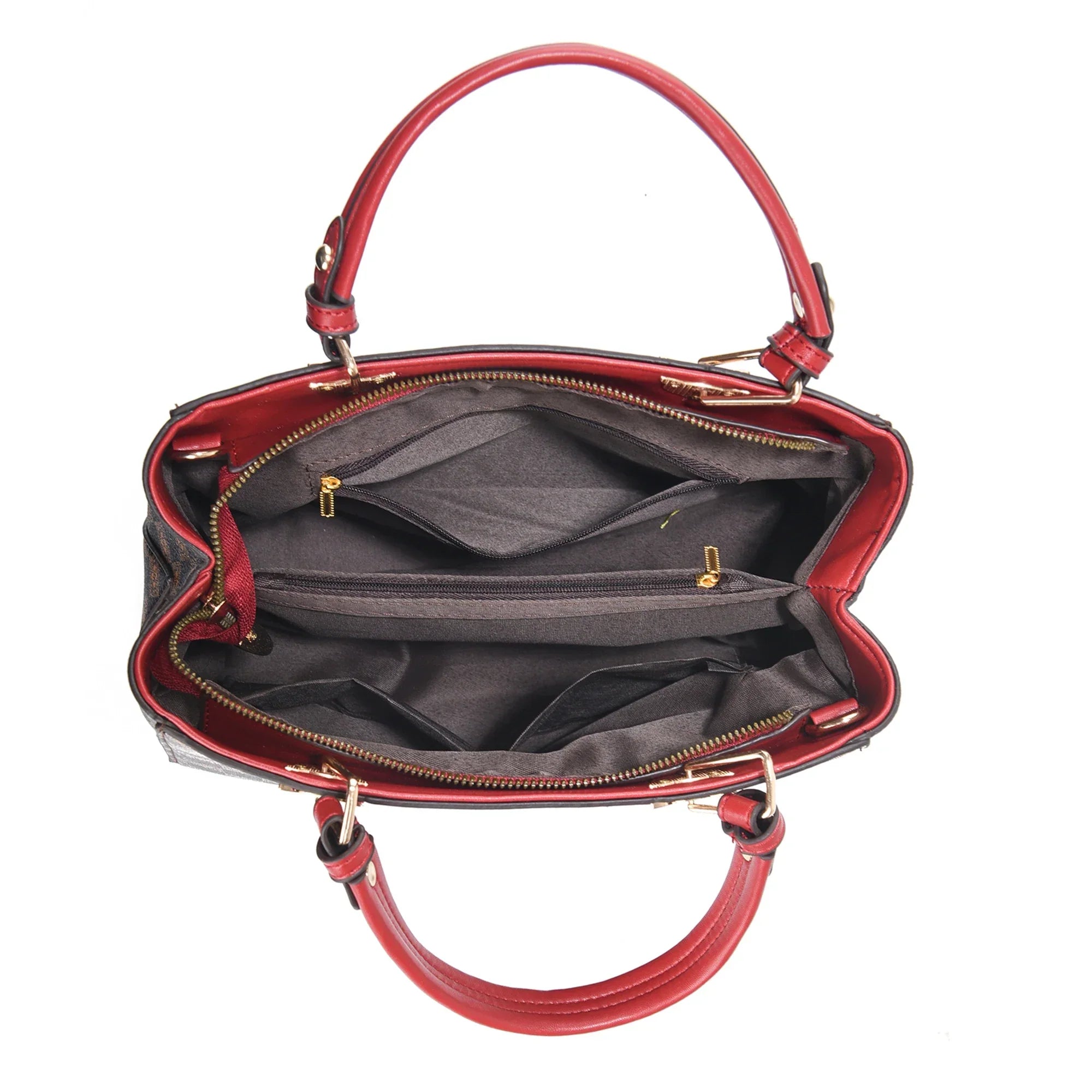 Schwarze Colorblock-Tasche - Meghann