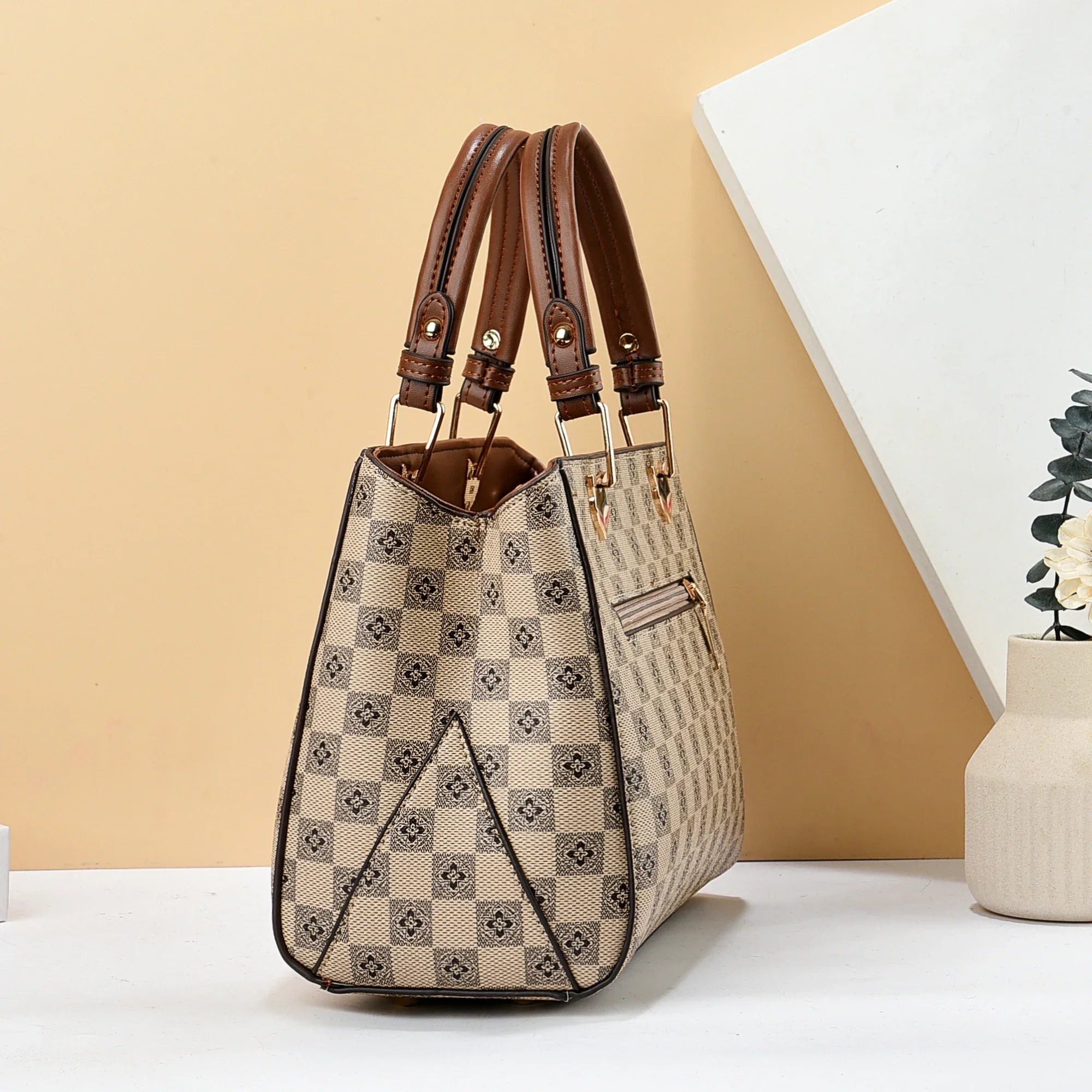 Schwarze Colorblock-Tasche - Meghann