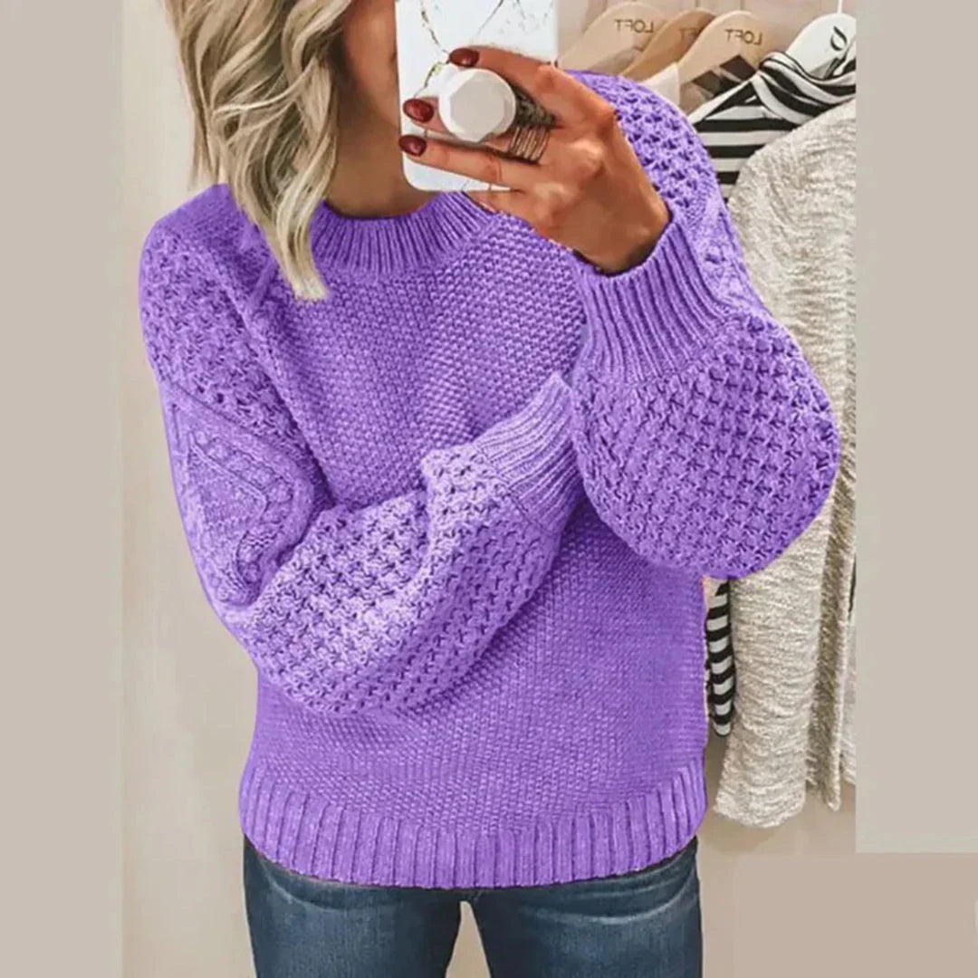 Warmer und Stilvoller Pullover Beige - Lara
