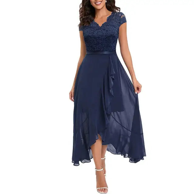 Rosa Spitzen-Partykleid - Rayna