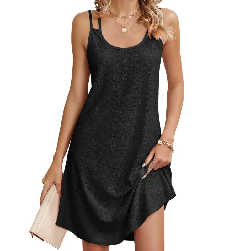 Wit Midi Zomerjurk - Scarlette