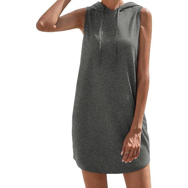 Lella - Marineblaues Sportliches Tennis-Kleid