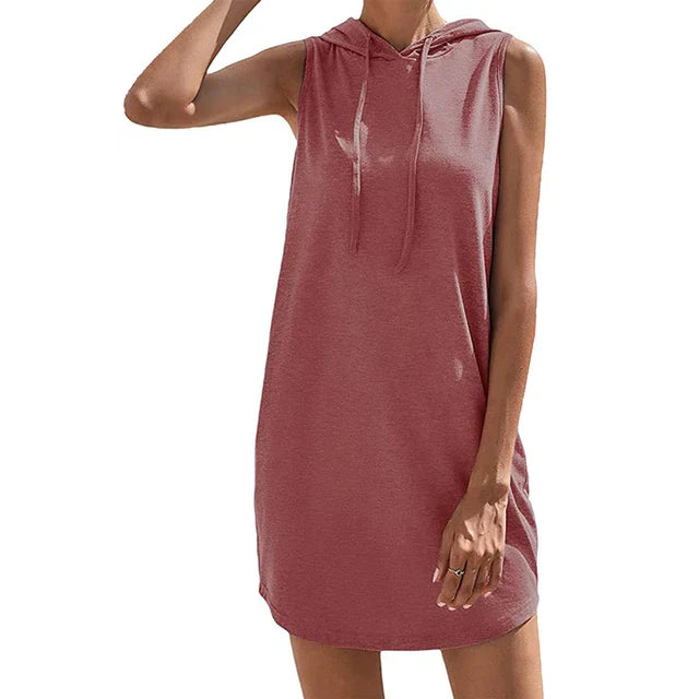 Lella - Marineblaues Sportliches Tennis-Kleid