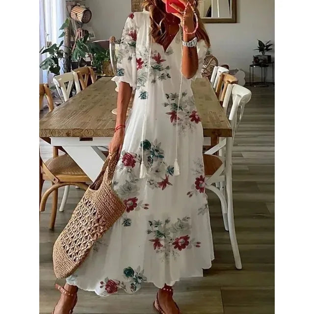 Blaues Sonniges Kleid - Alita