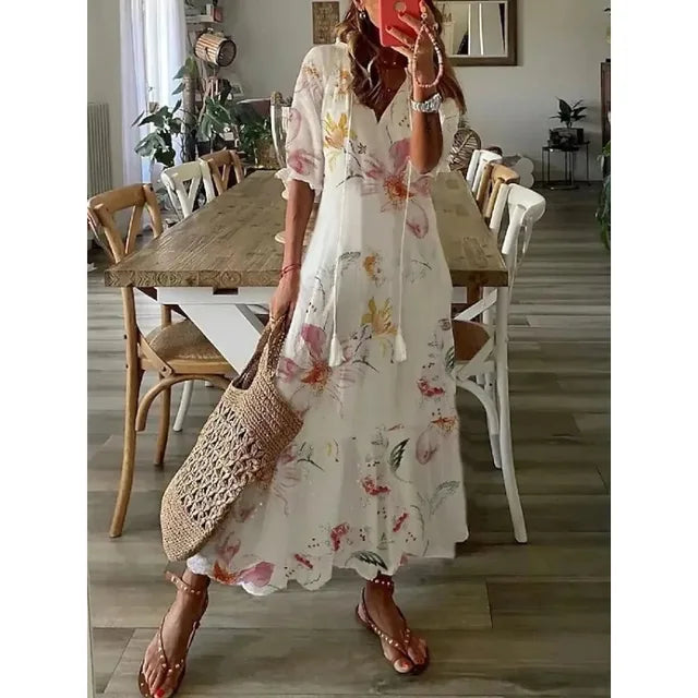 Blaues Sonniges Kleid - Alita