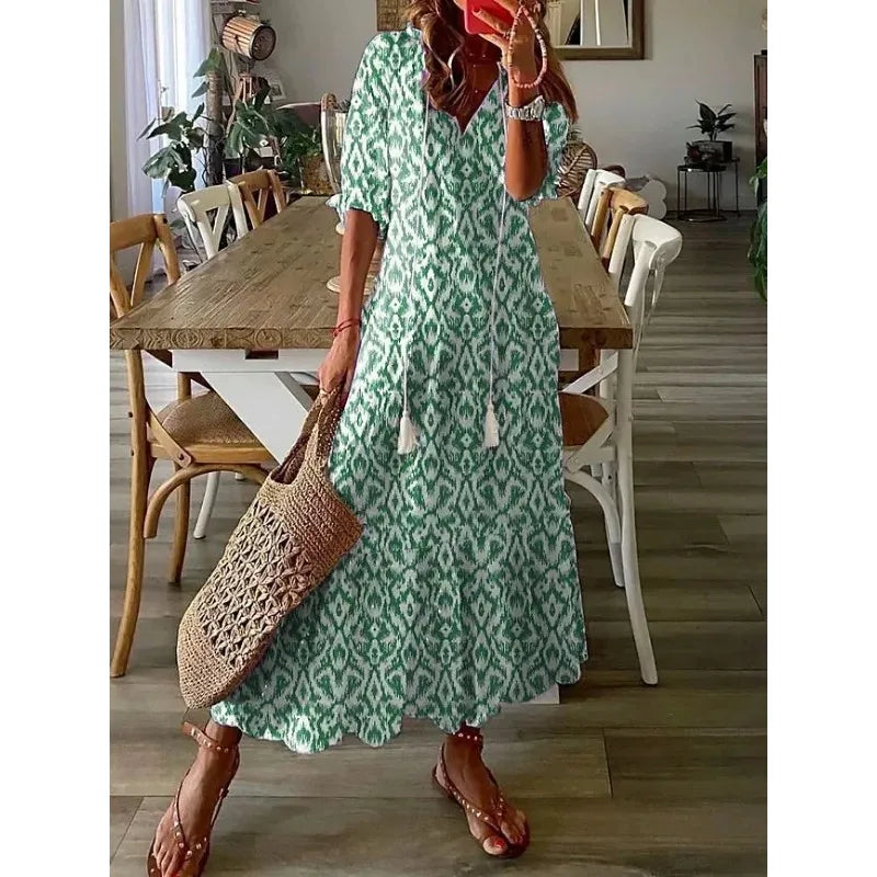 Blaues Sonniges Kleid - Alita