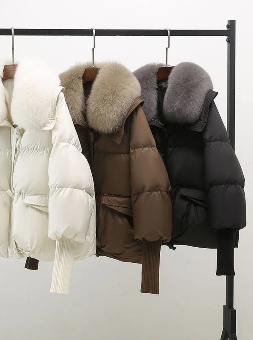 Winter-Steppjacke Schwarz - Vega