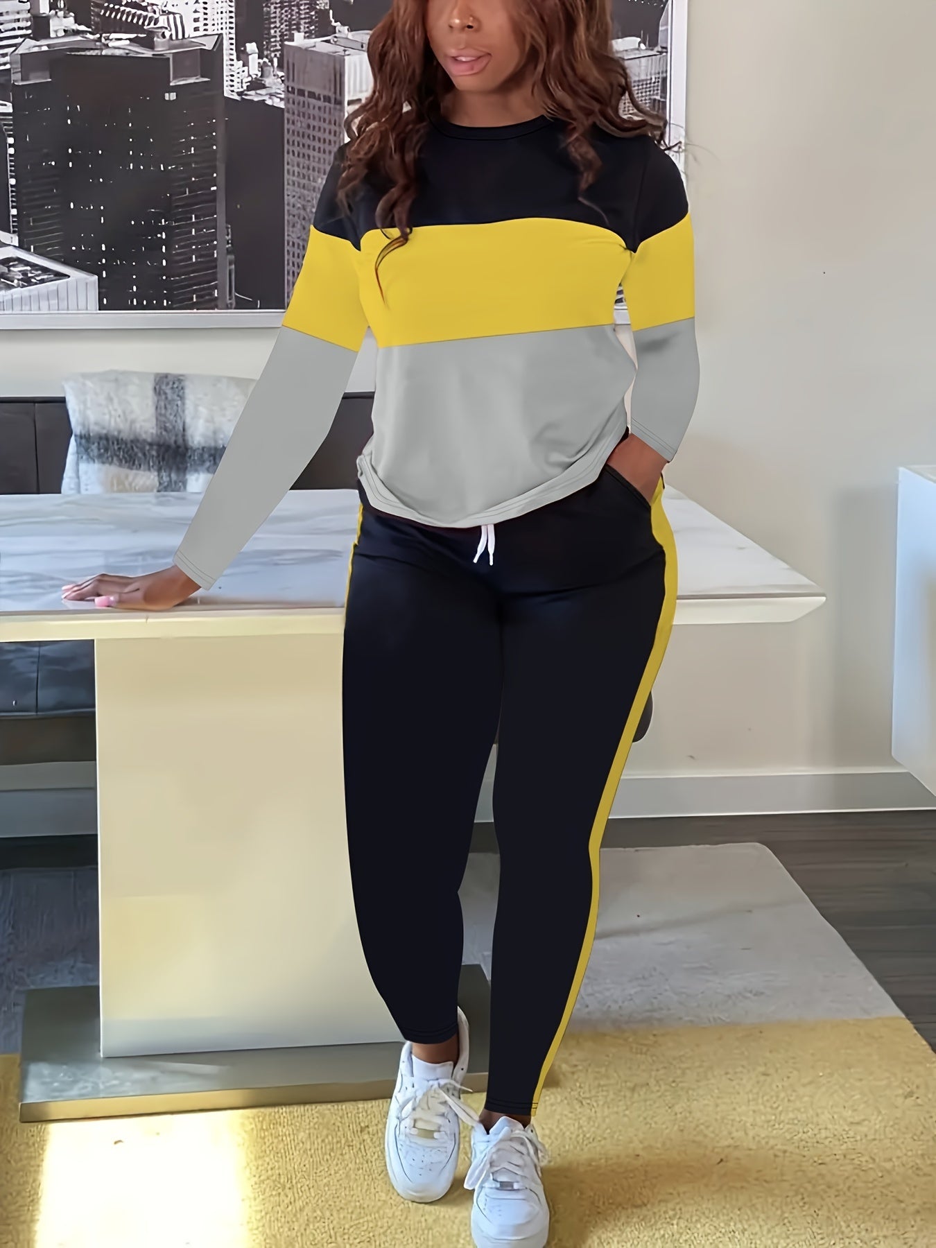 Rosa Colorblock-Set - Clara