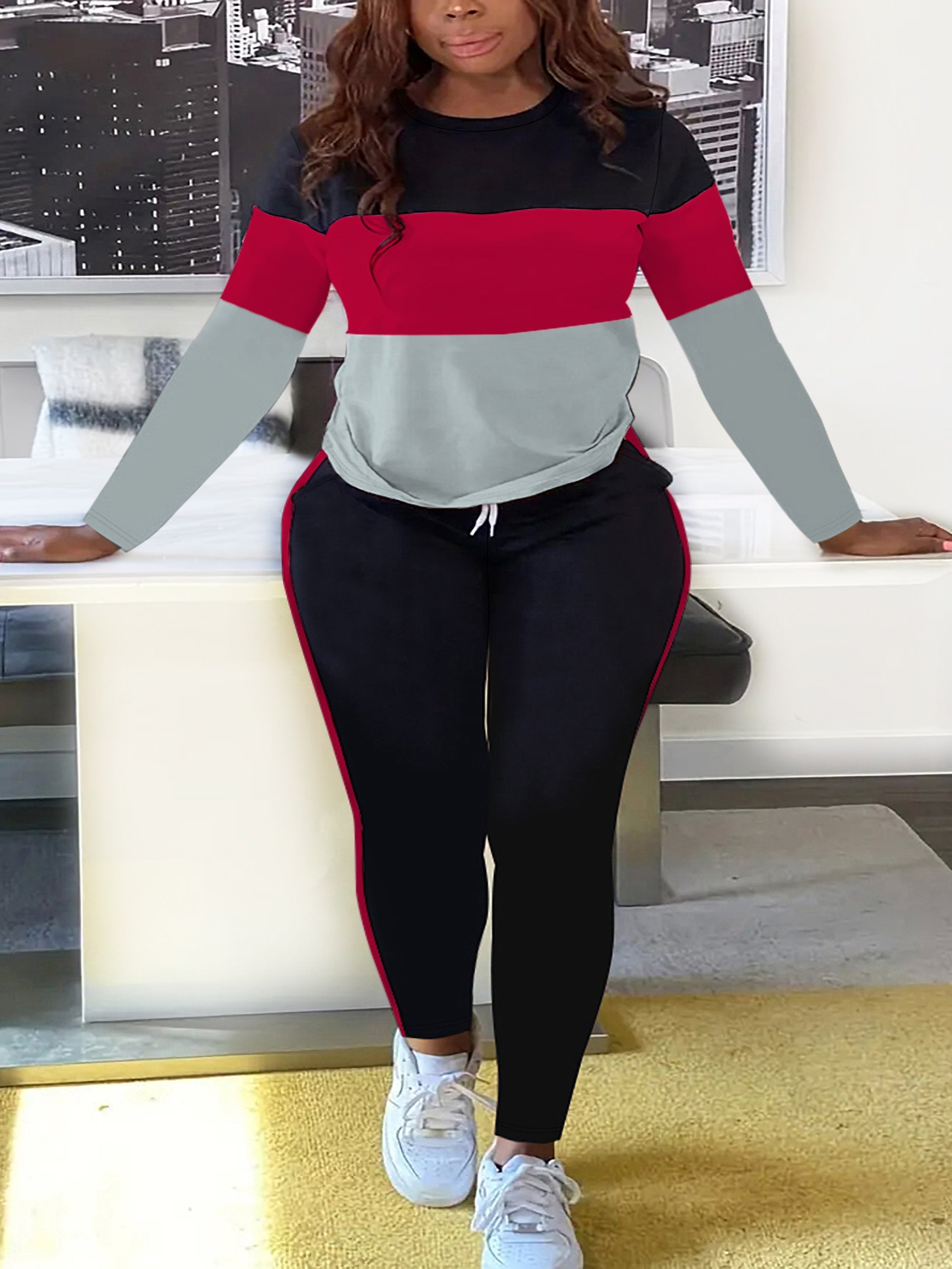 Rosa Colorblock-Set - Clara