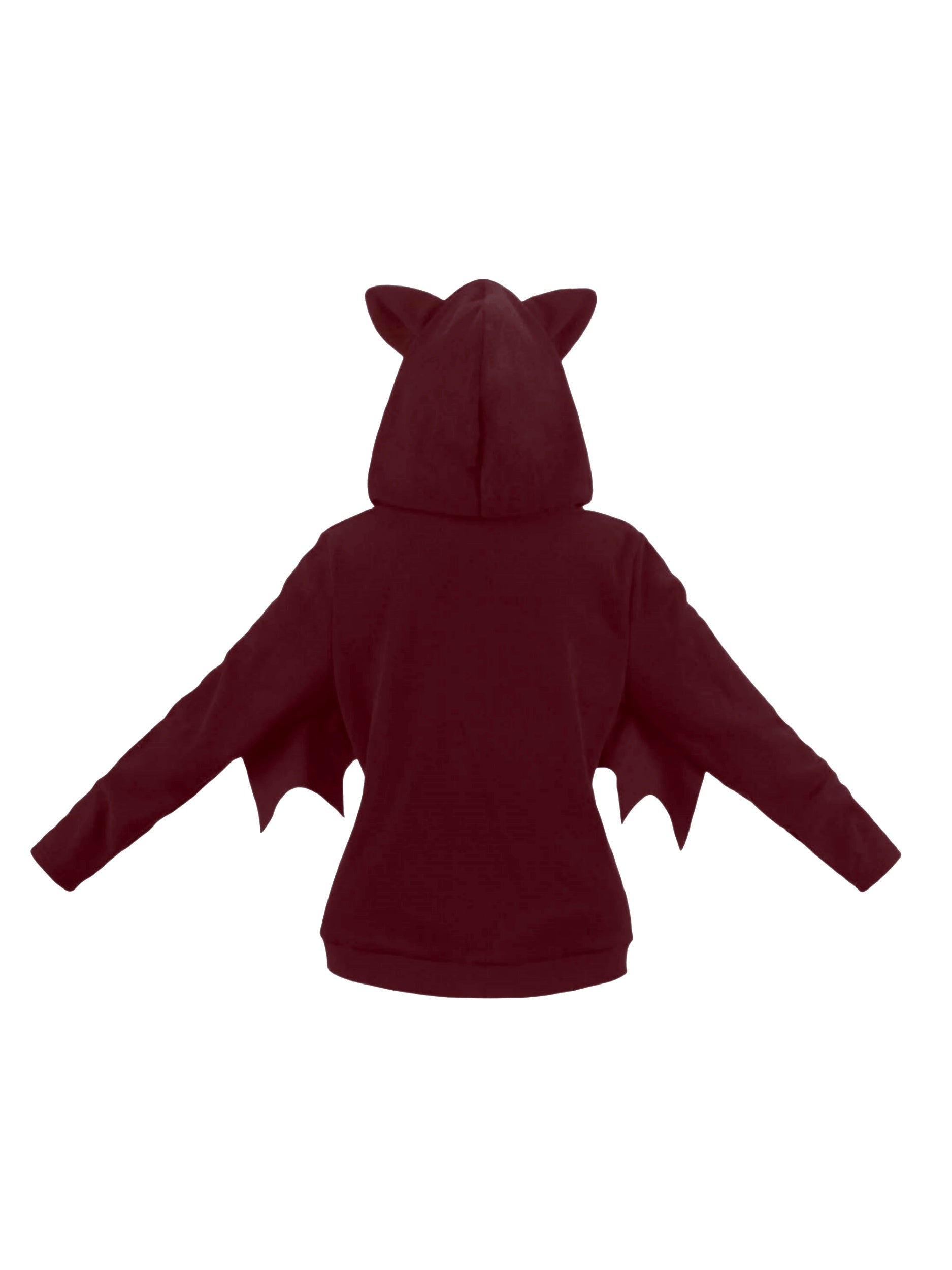 Schwarze Fledermaus-Hoodie - Ivy