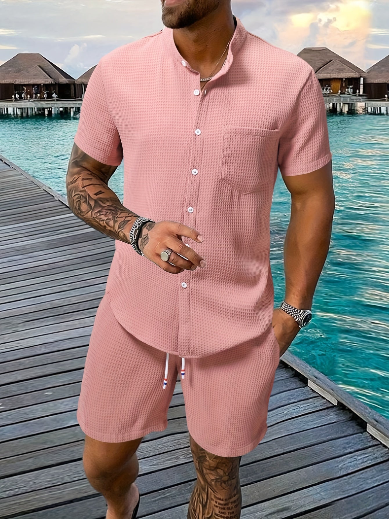 Weißes Strickset - Sven
