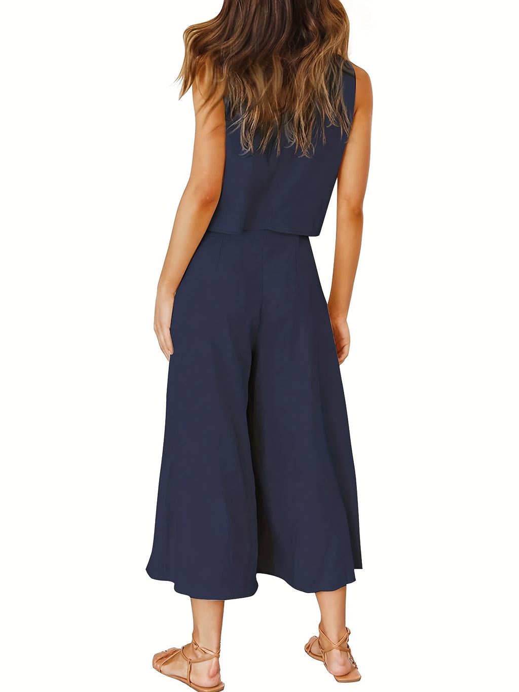 Dunkelblaues Zweiteiler Set - Nina