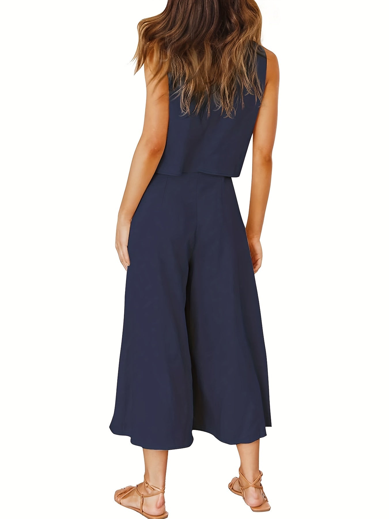 Dunkelblaues Zweiteiler Set - Nina