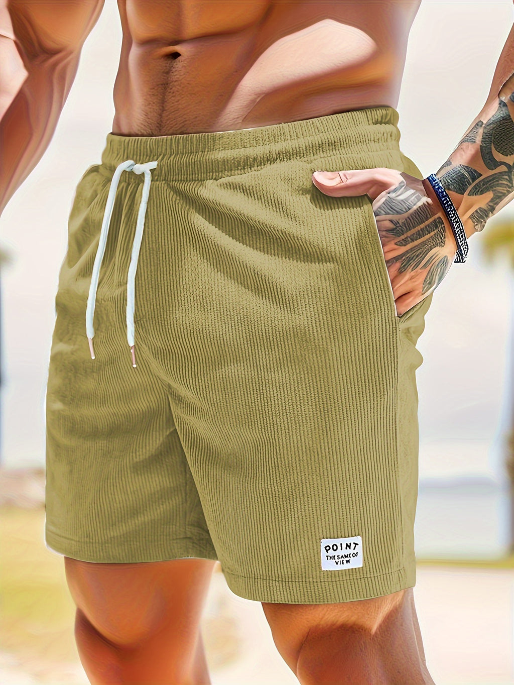 Armee-Grüne Strandshorts - Otto