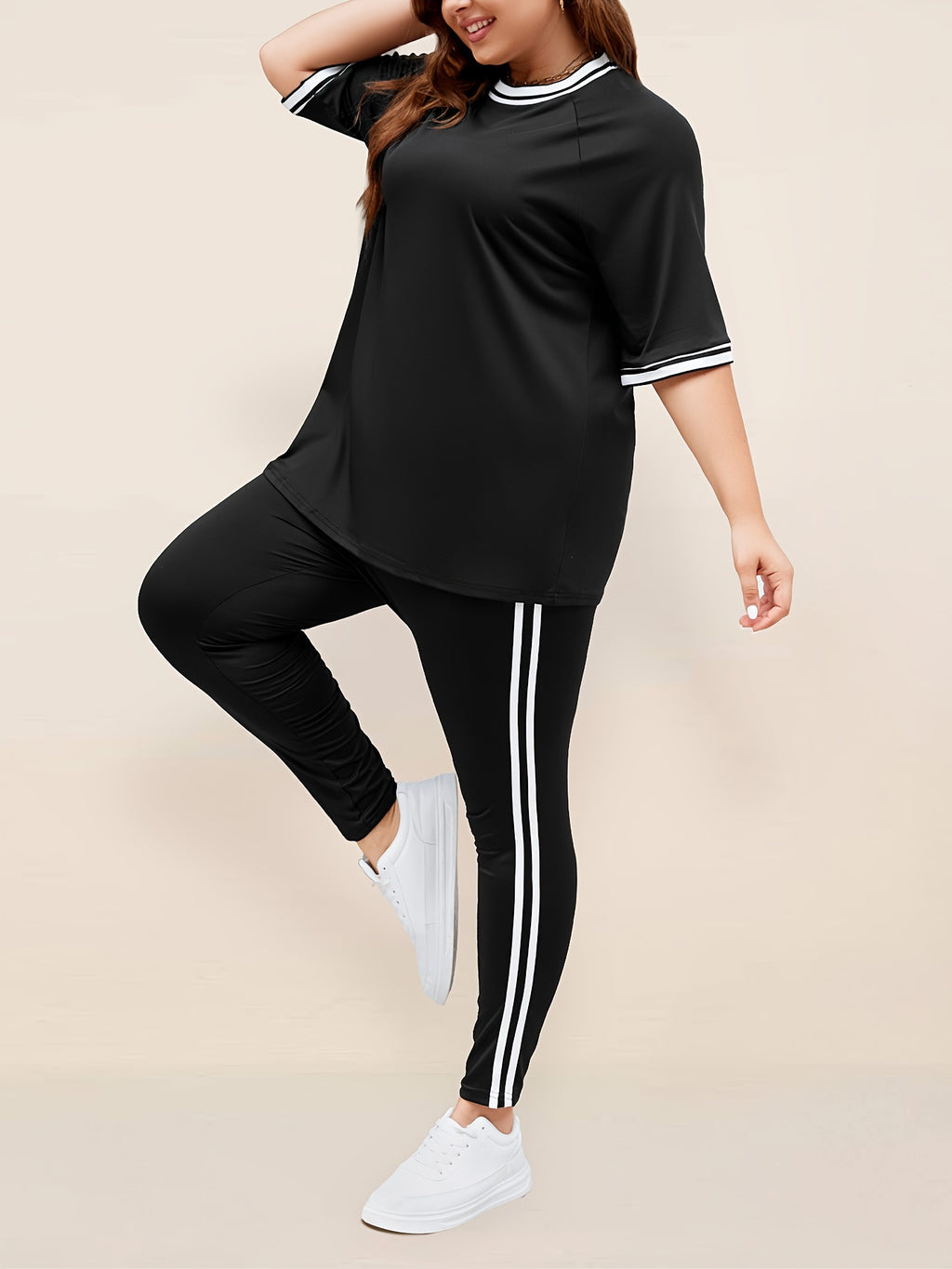 Schwarzes Streifen-Set - Clara