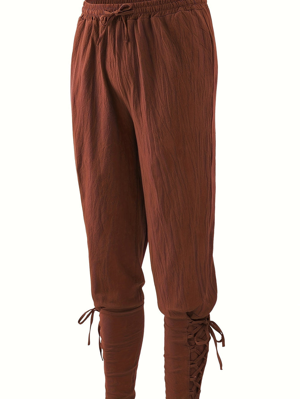 Aprikosenfarbene Retro-Hose - David