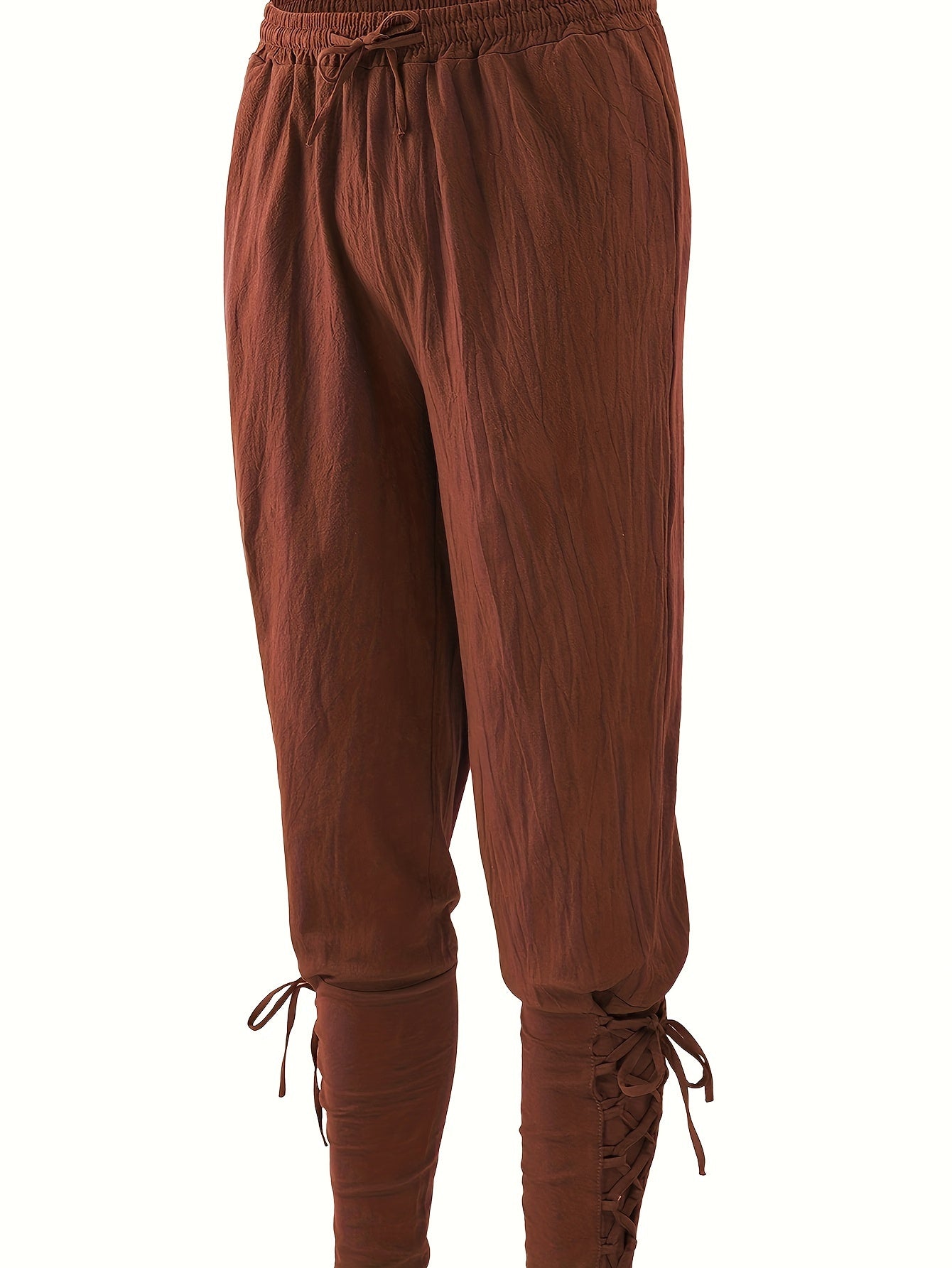 Aprikosenfarbene Retro-Hose - David