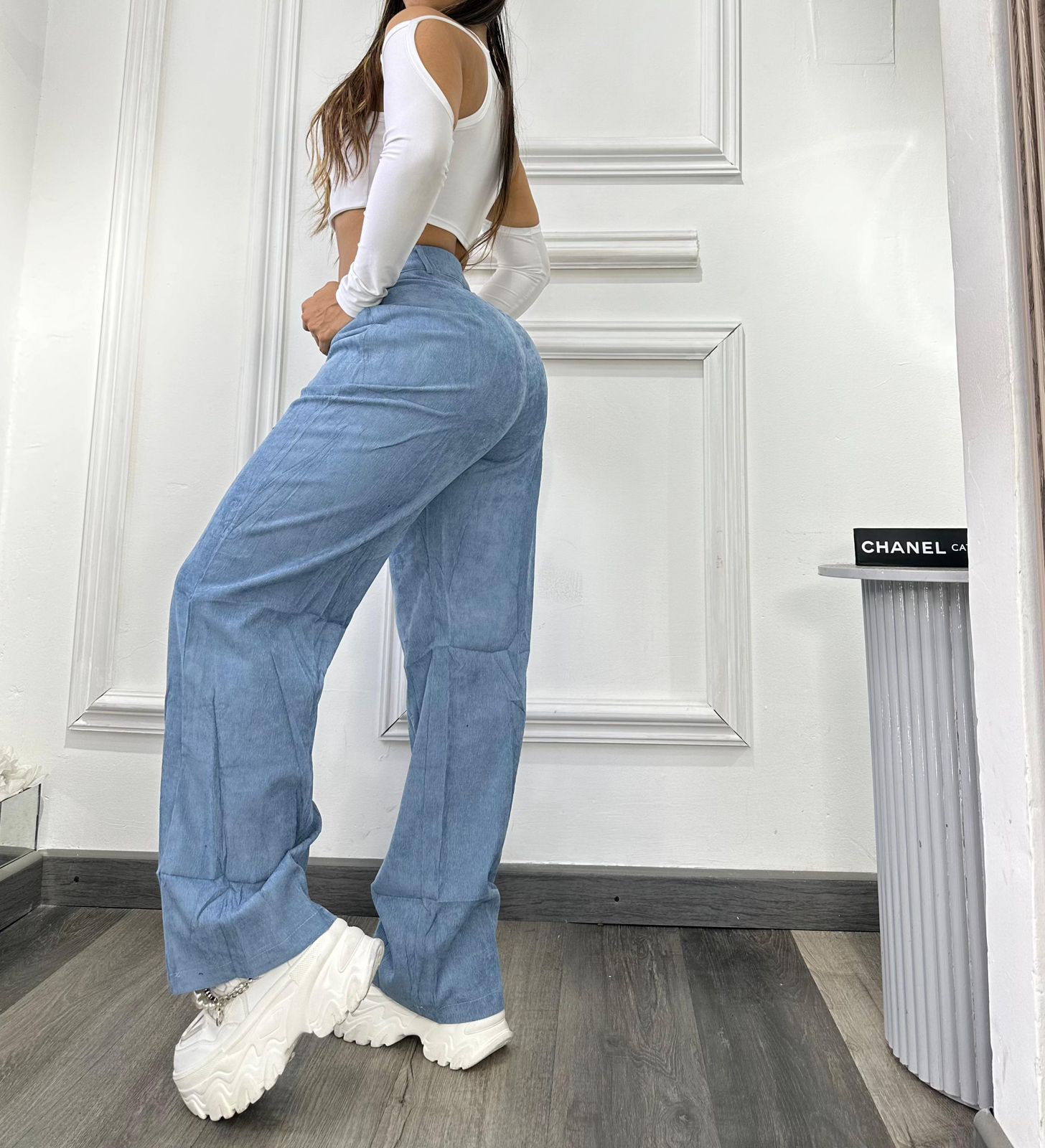 Schwarze Cordhose für Damen - Emma