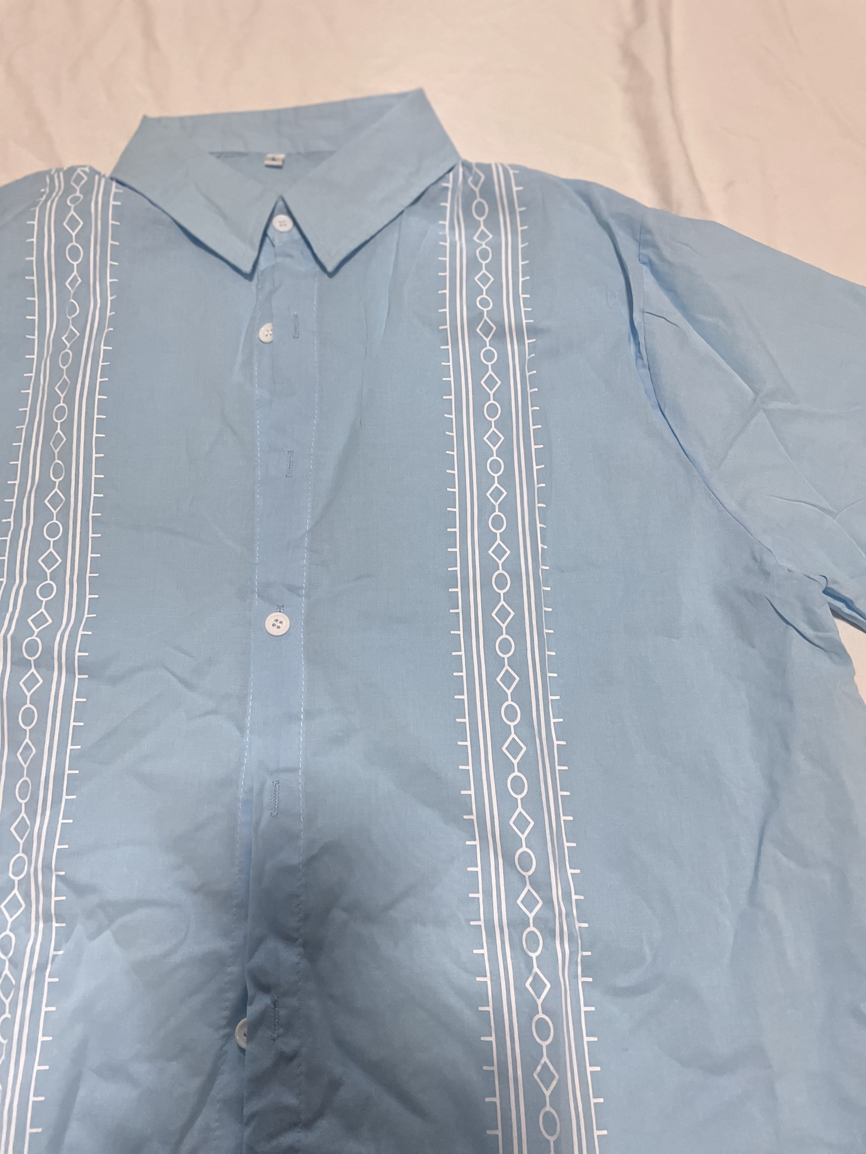 Khaki Geometrisches Hemd - Tom