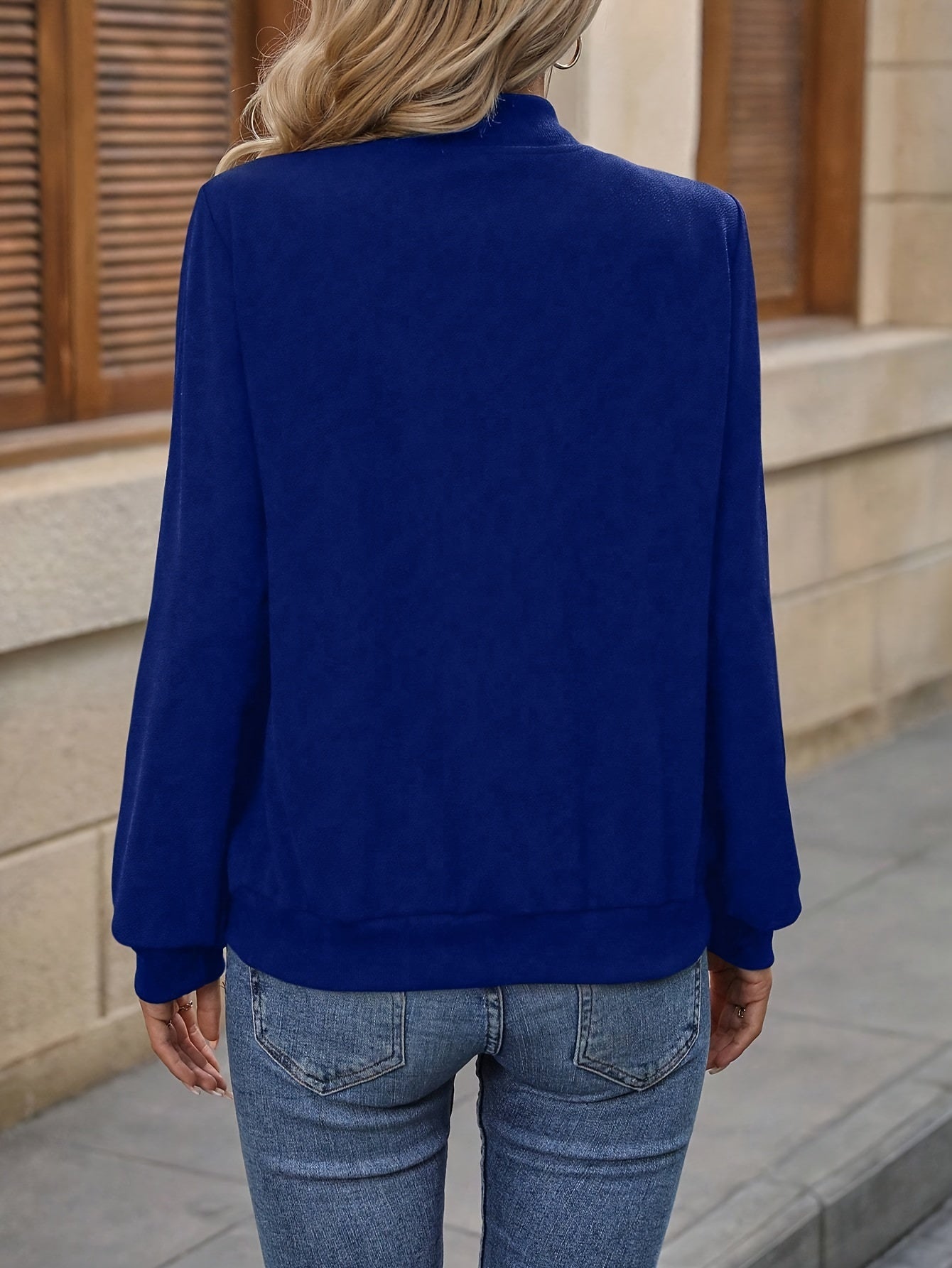 Schwarze Reißverschlussjacke - Elin