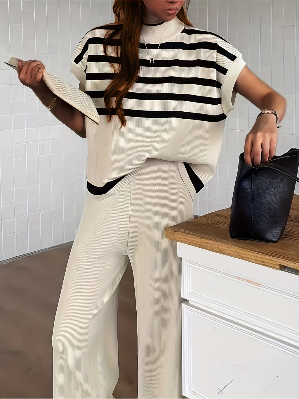 Gestreifter Casual Jumpsuit - Mila