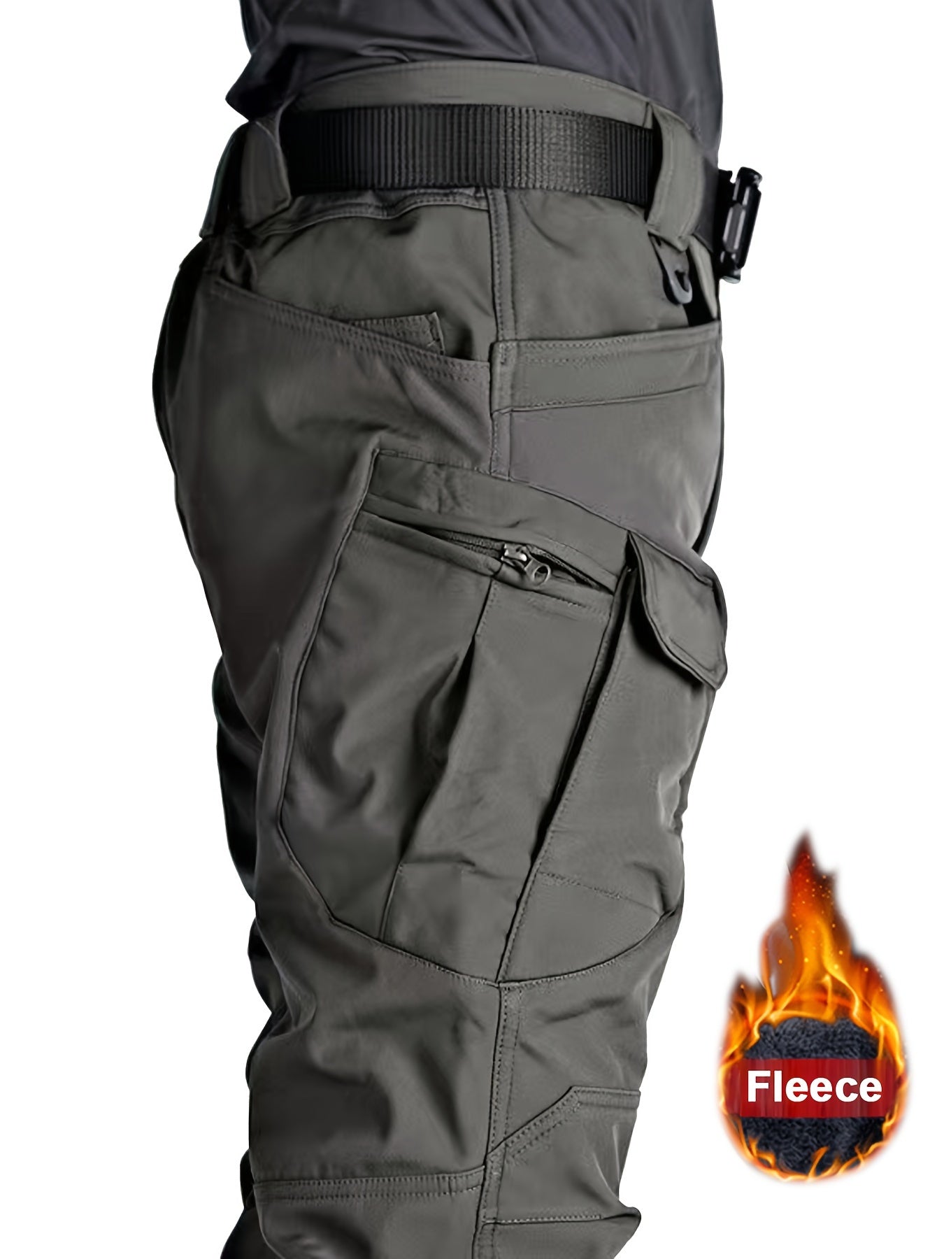 Schwarze Thermo-Cargohose - Lars