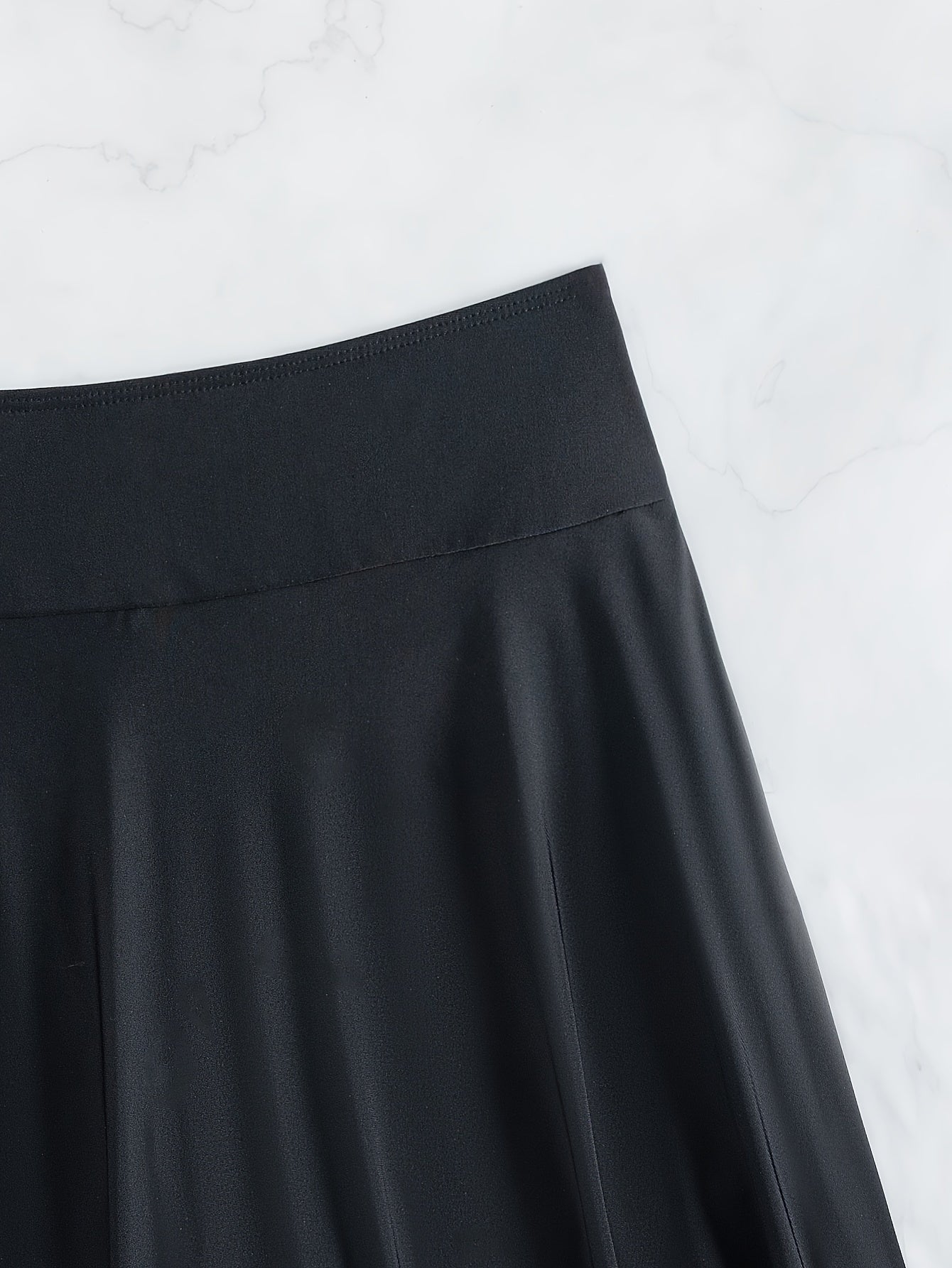 Weiße High-Waist-Schwimm-Shorts - Clara