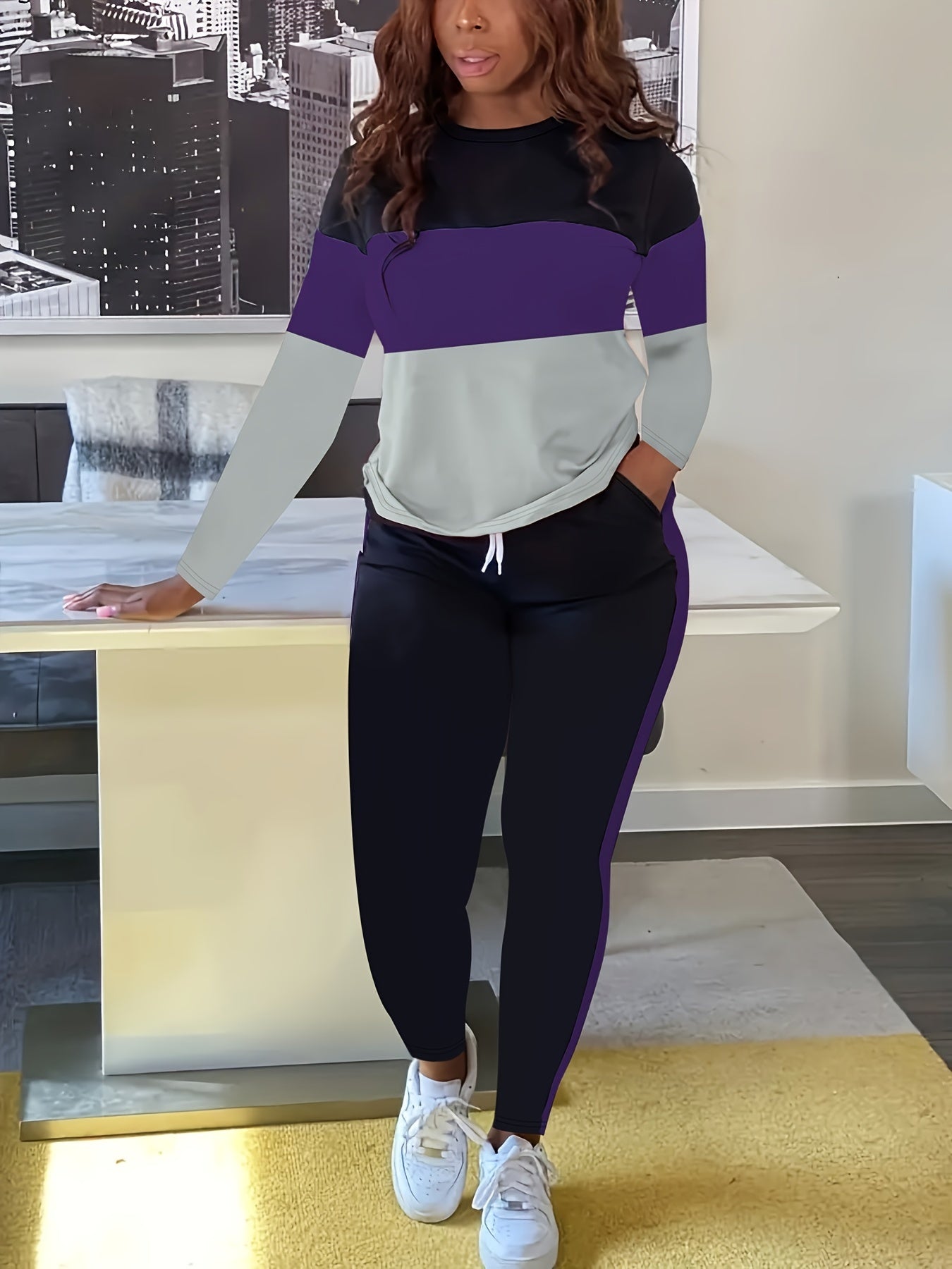 Rosa Colorblock-Set - Clara