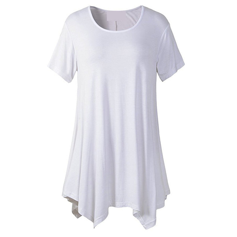 Blaues Oversize Baumwoll-T-Shirt - Sophie