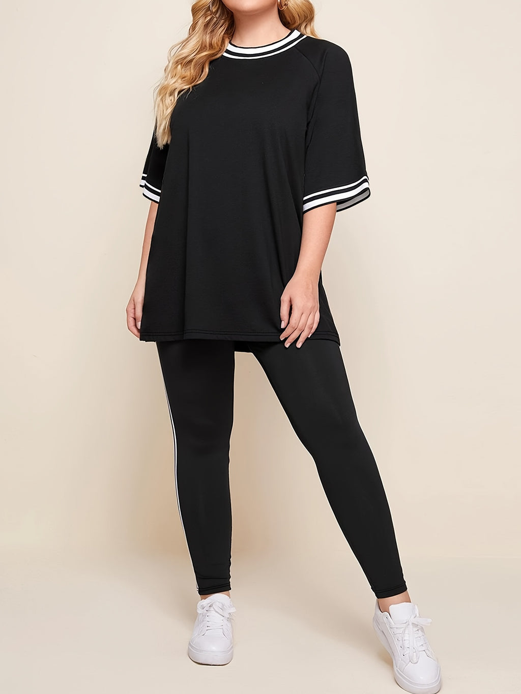 Schwarzes Streifen-Set - Clara