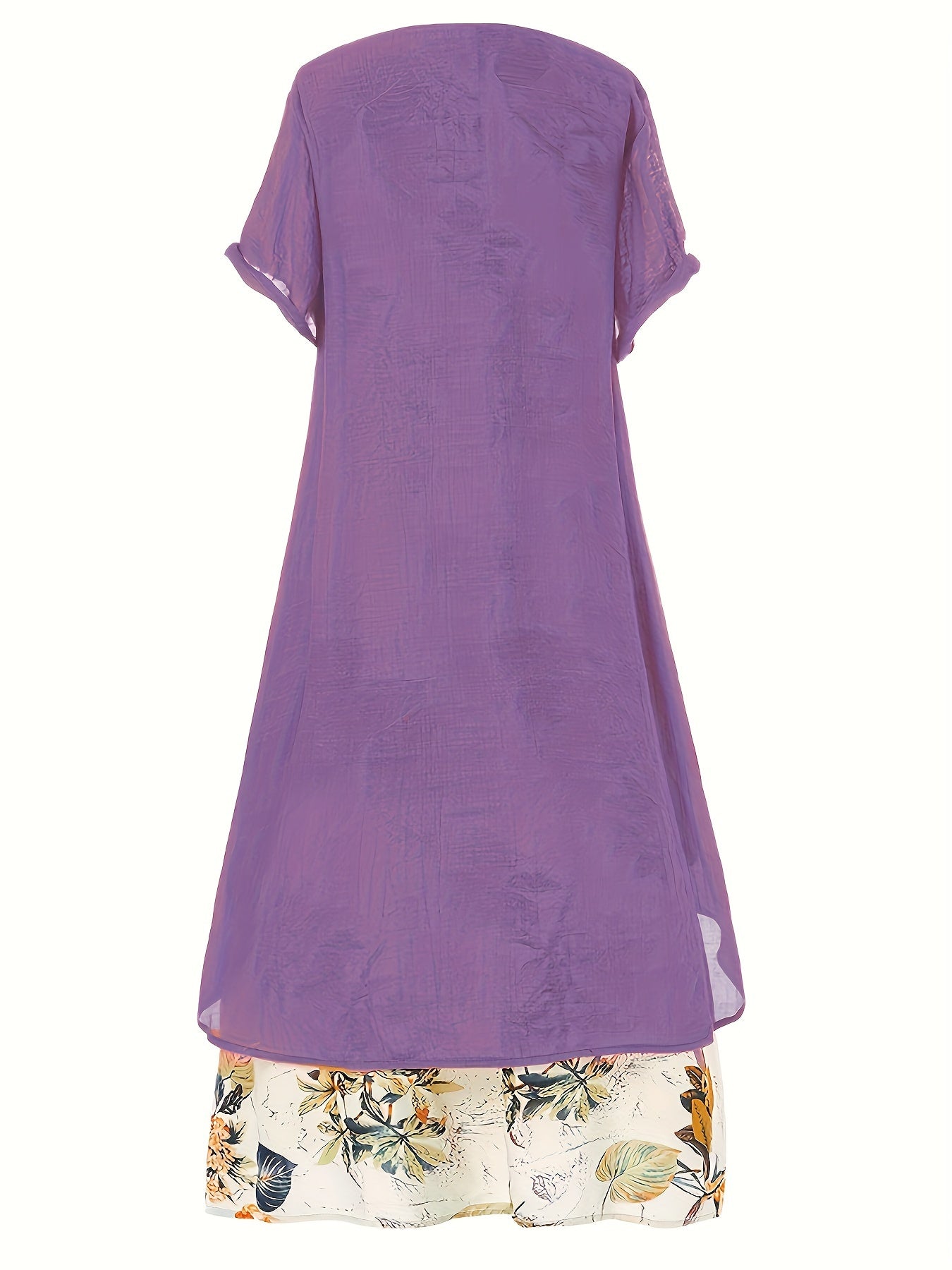 Gelbes Florales Maxikleid - Hannah