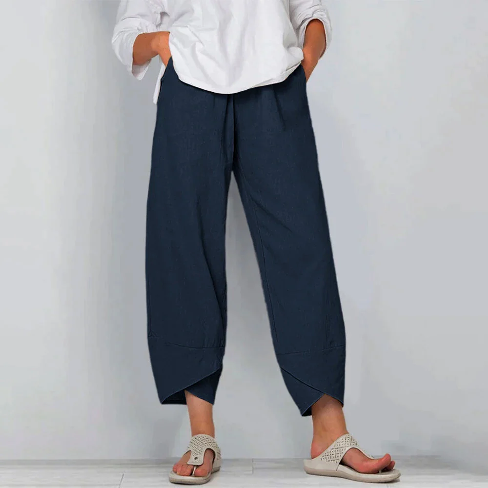 Harris - Khaki Leinenhose