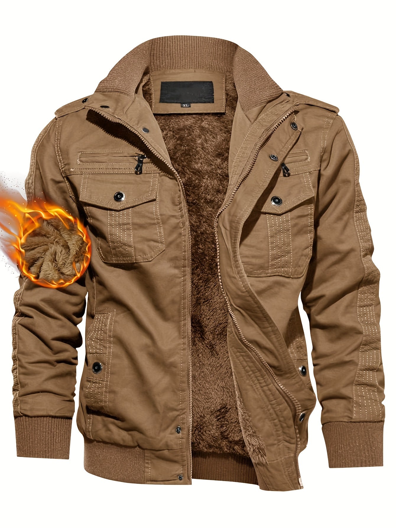 Schwarze Winterjacke Explorer – Sam