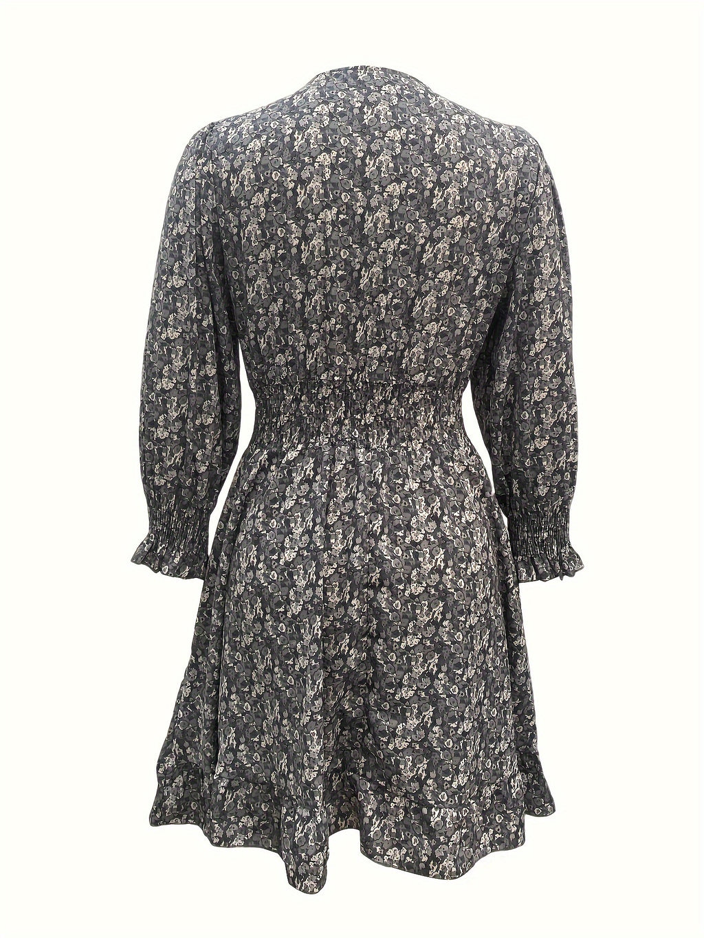 Pfirsichfarbenes Raffungskleid - Amelie