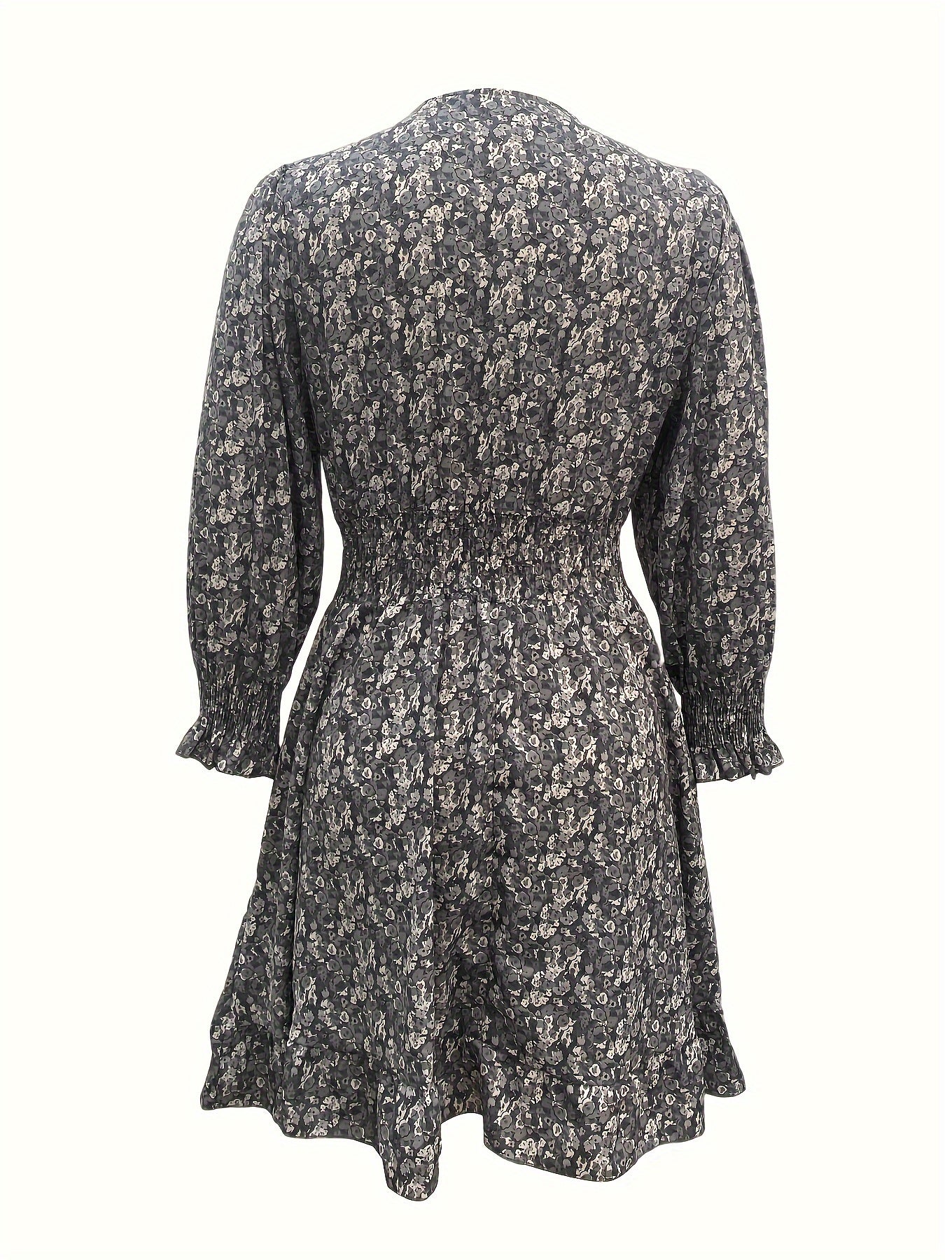 Pfirsichfarbenes Raffungskleid - Amelie