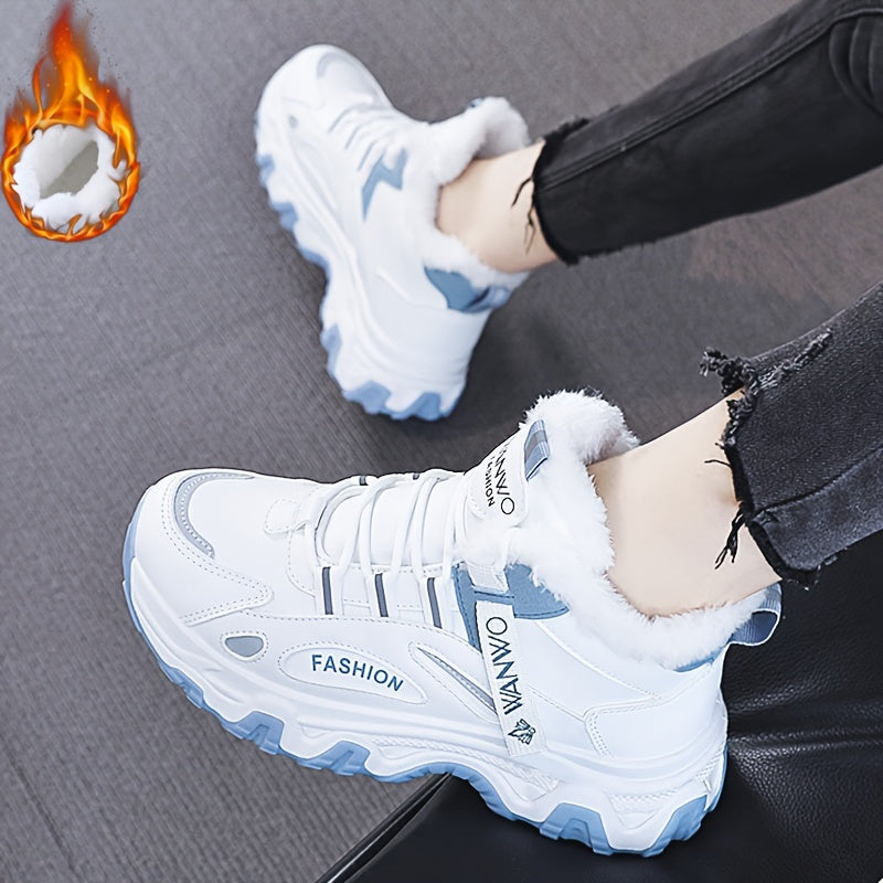 Weiße Blaue Winter Sneakers - Storm