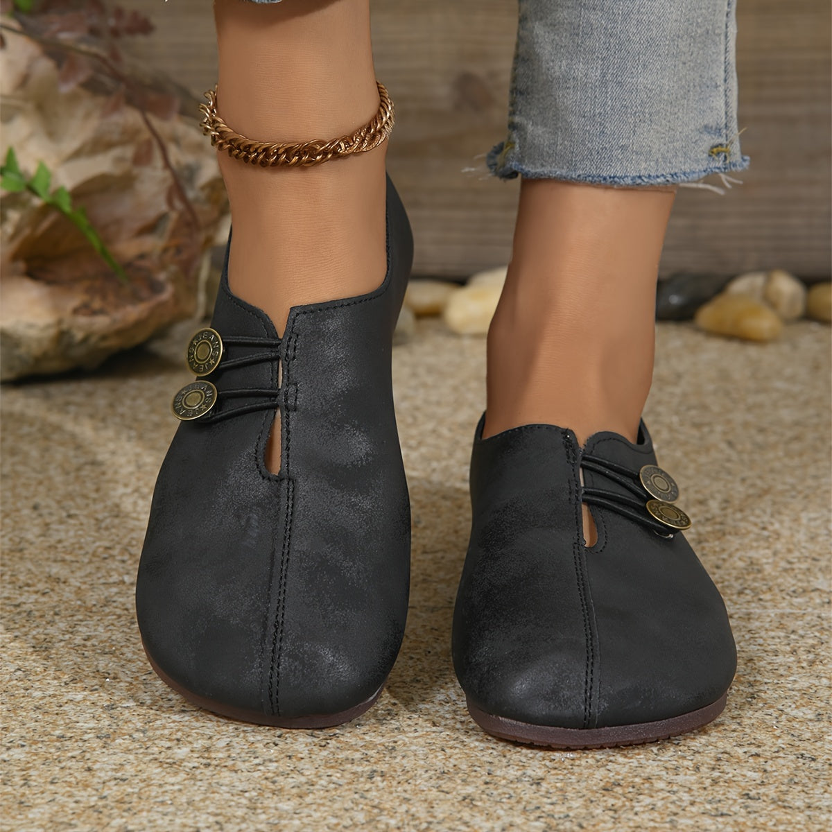 Blaue Slipper - Fleur