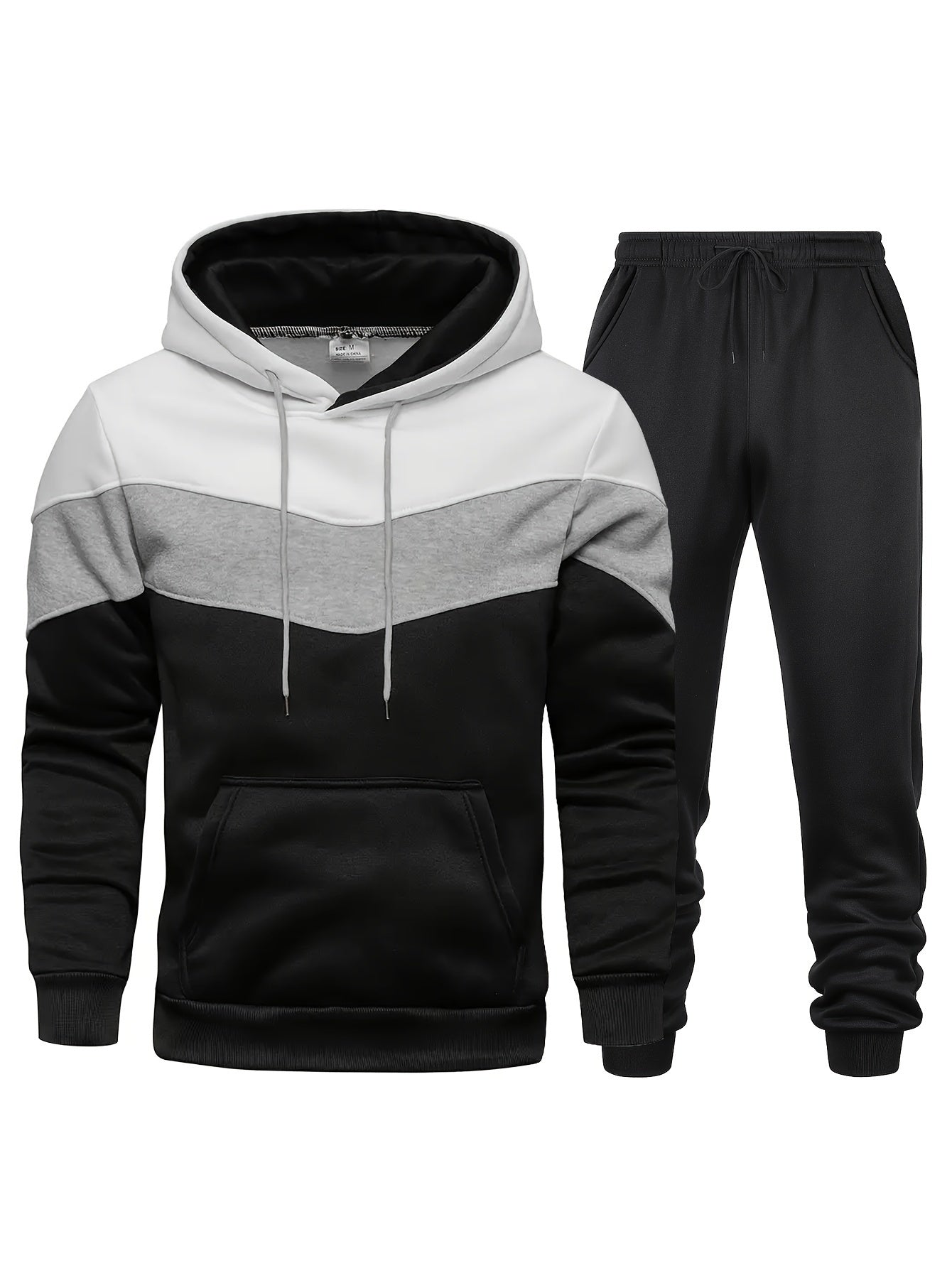 Zweiteiliges Sport-Set Weiß – Leo