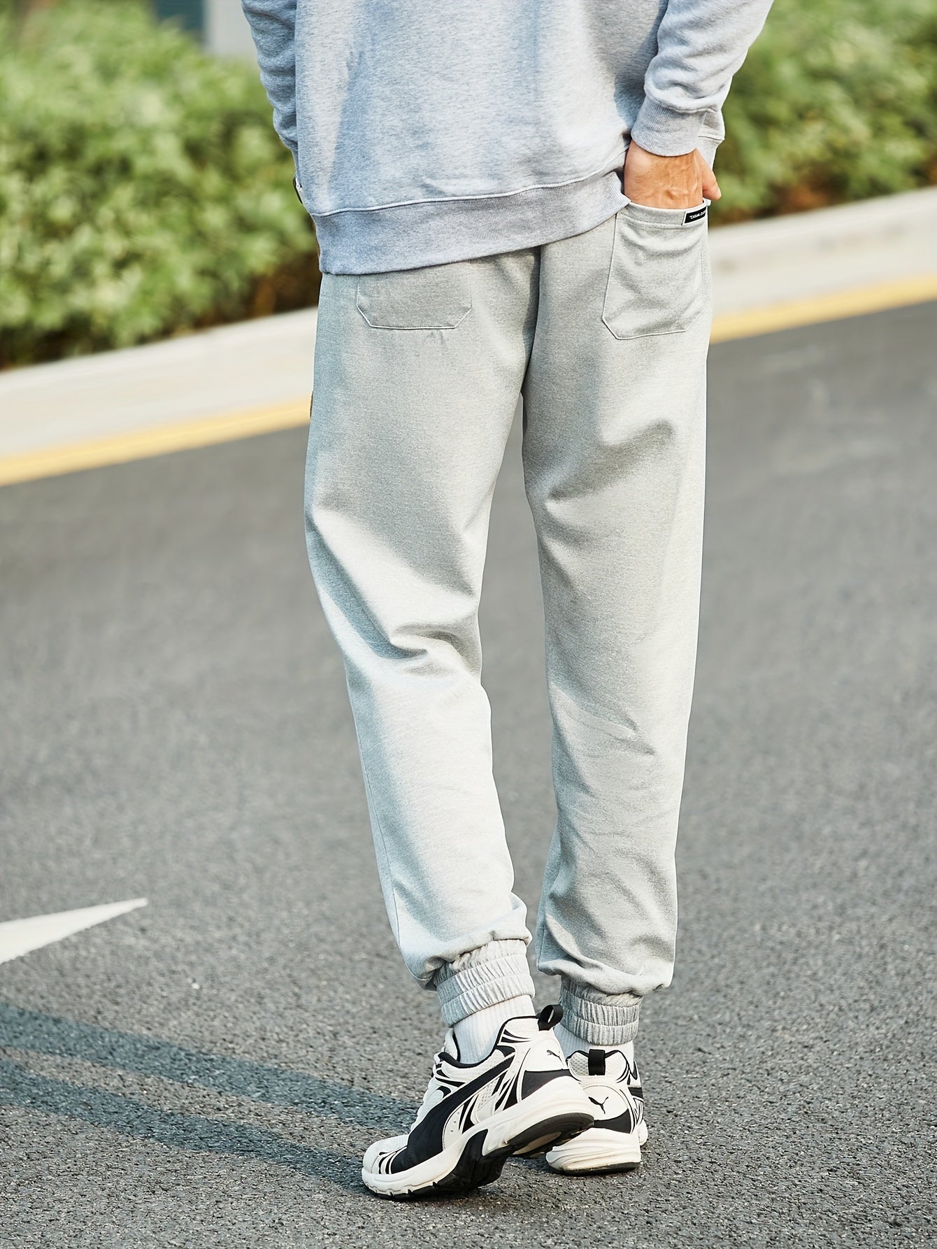 Graue Jogginghose mit Kordelzug - Dane