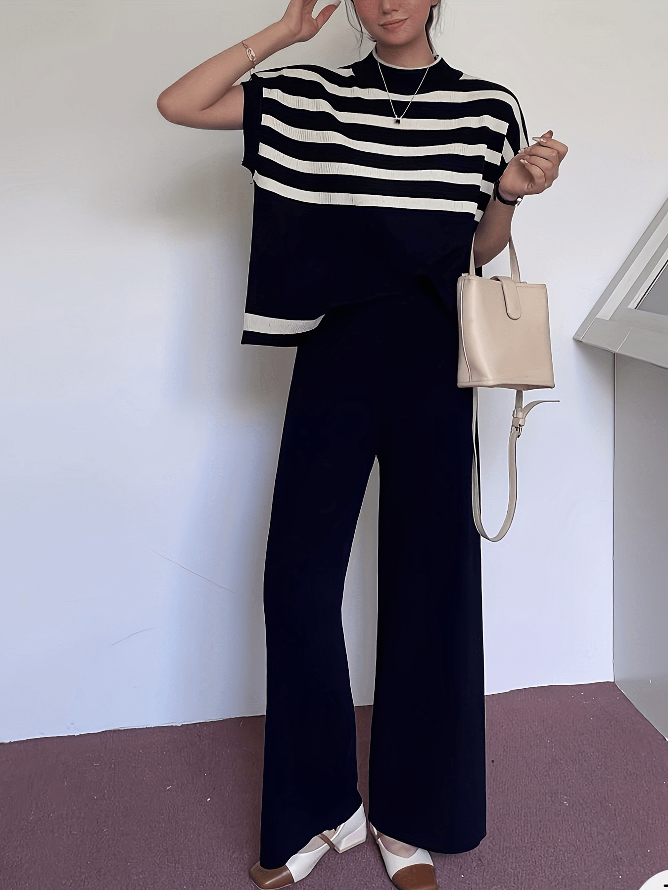 Gestreifter Casual Jumpsuit - Mila