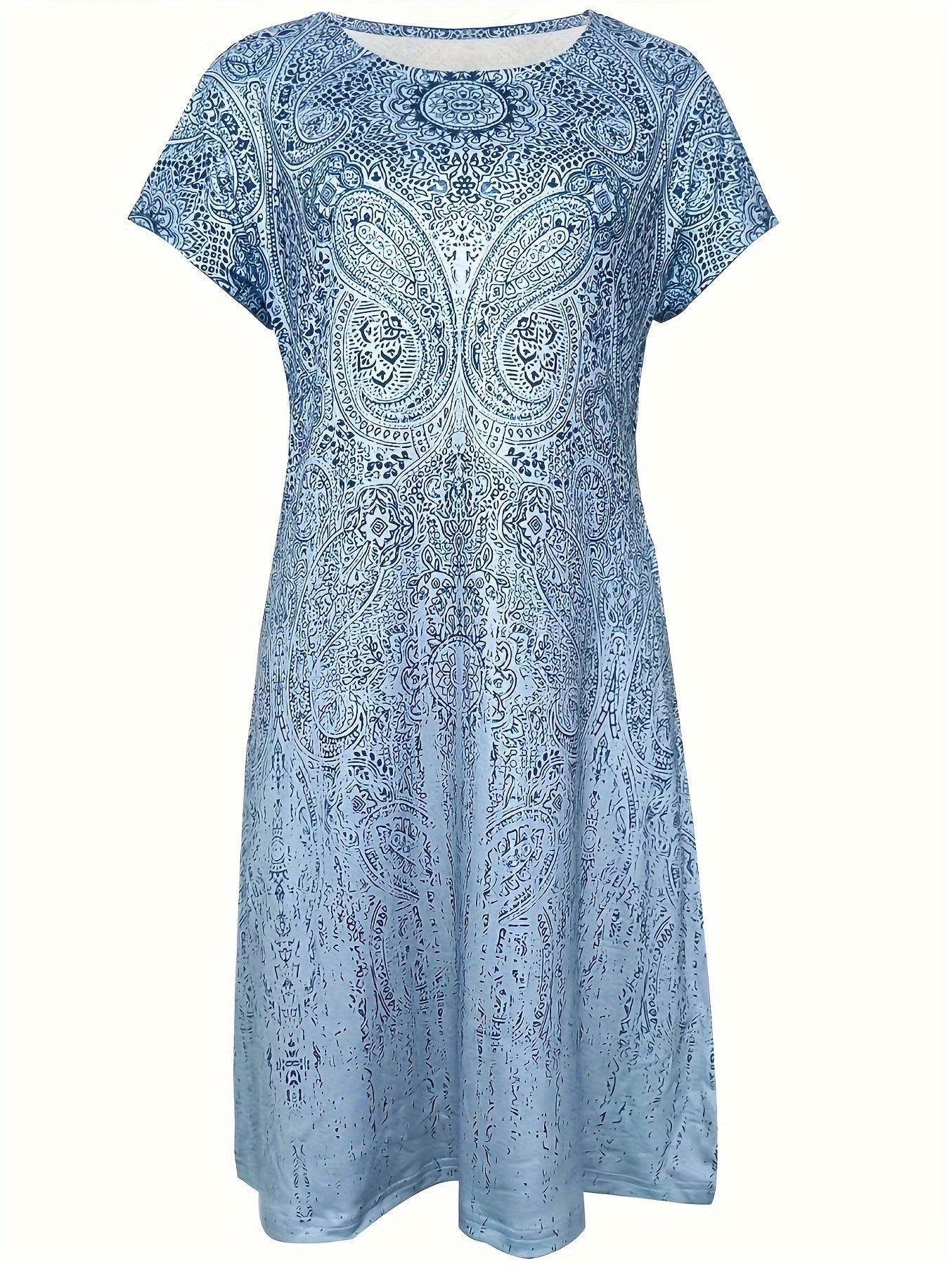 Grünes Paisley Kleid - Isabella