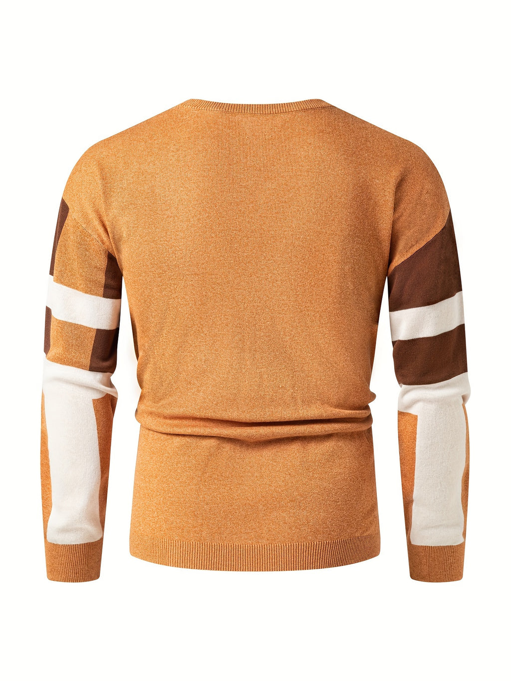 Schwarz-Grauer Color-Block Pullover – Max