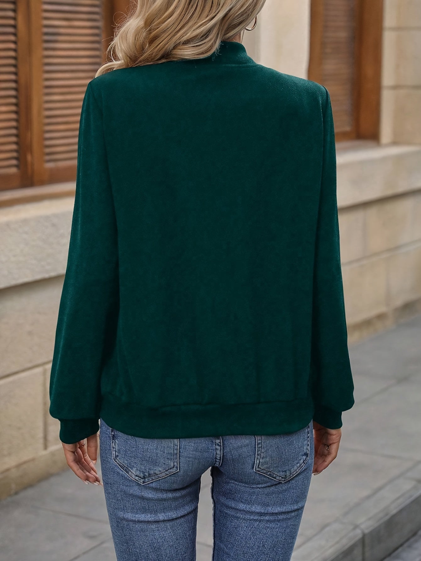Schwarze Reißverschlussjacke - Elin