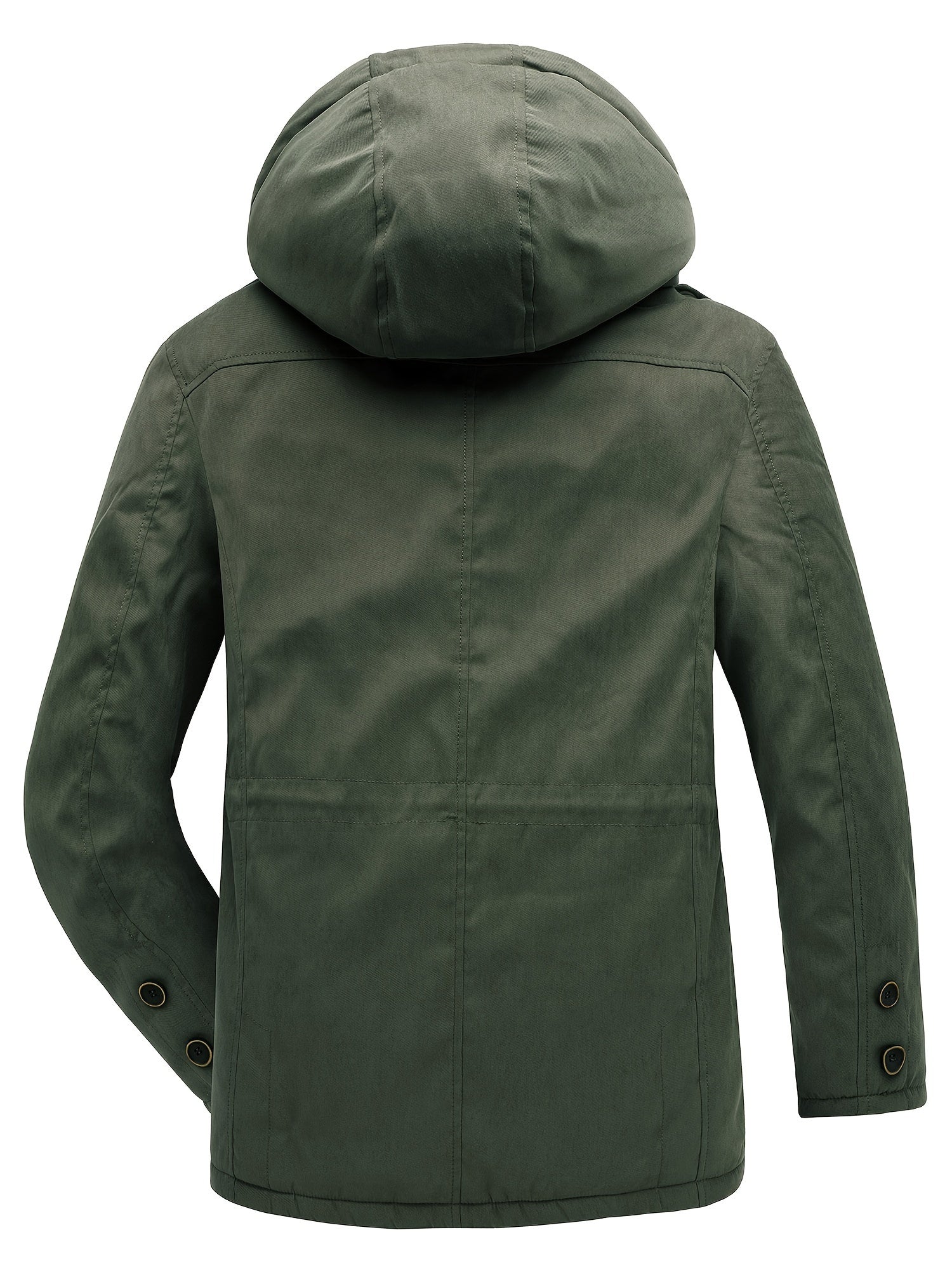 Schwarze Cargo-Winterjacke – Paul