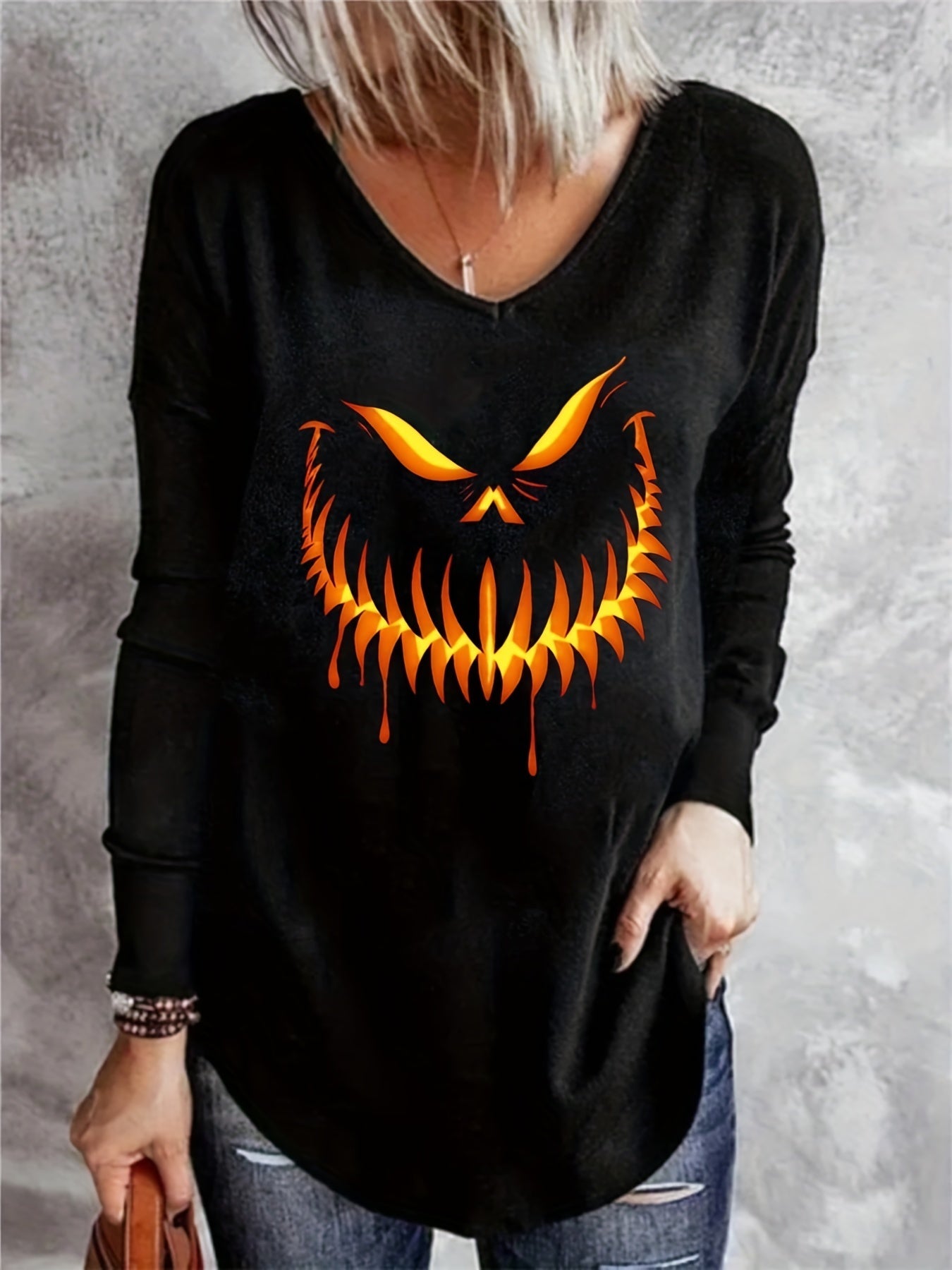 Schwarzes Halloween Tunika - Lara